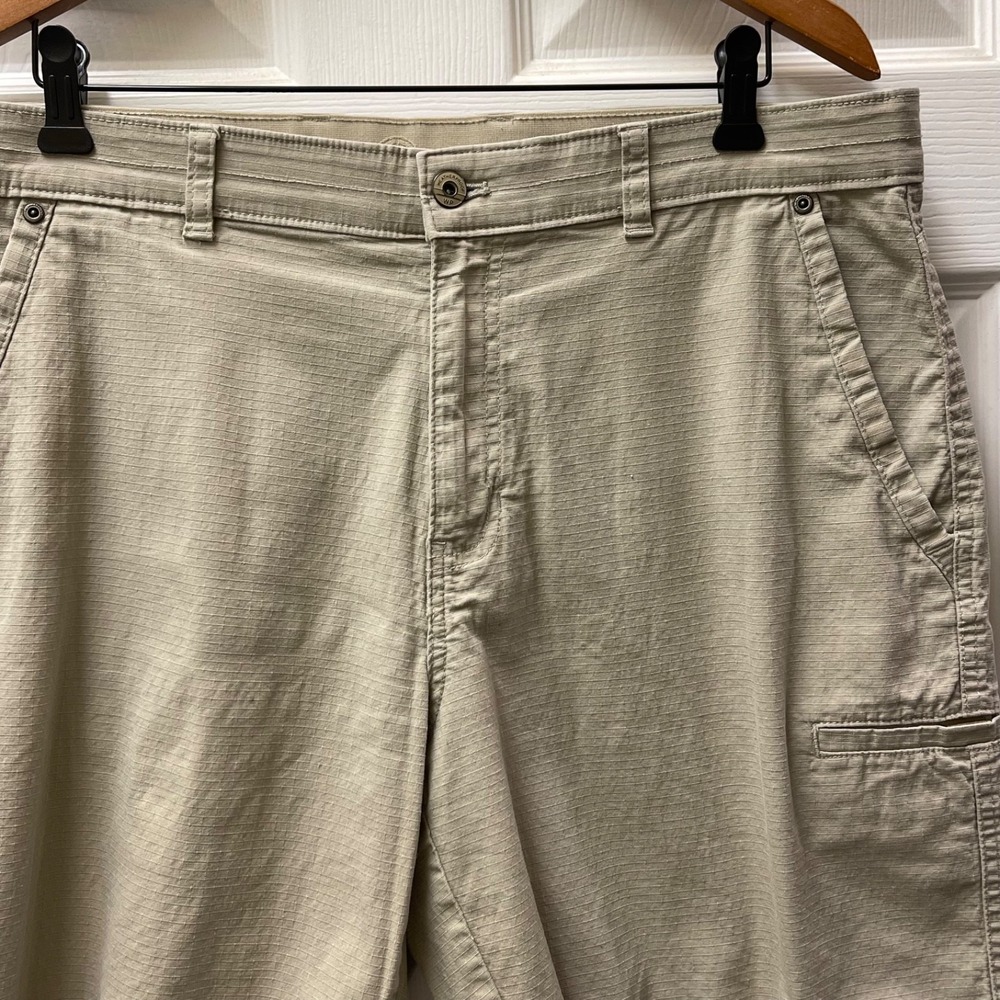 Original Weatherproof Vintage Men's Size 36 Khaki Utility Hiking‎ Trail Shorts